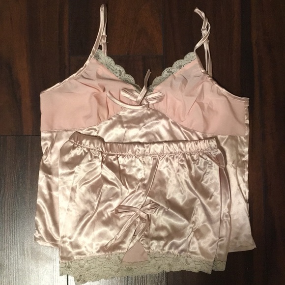 Sleek Satin Two Piece Set - Picture 4 of 4